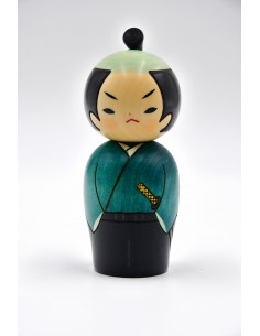 Kokeshi doll - Samurai