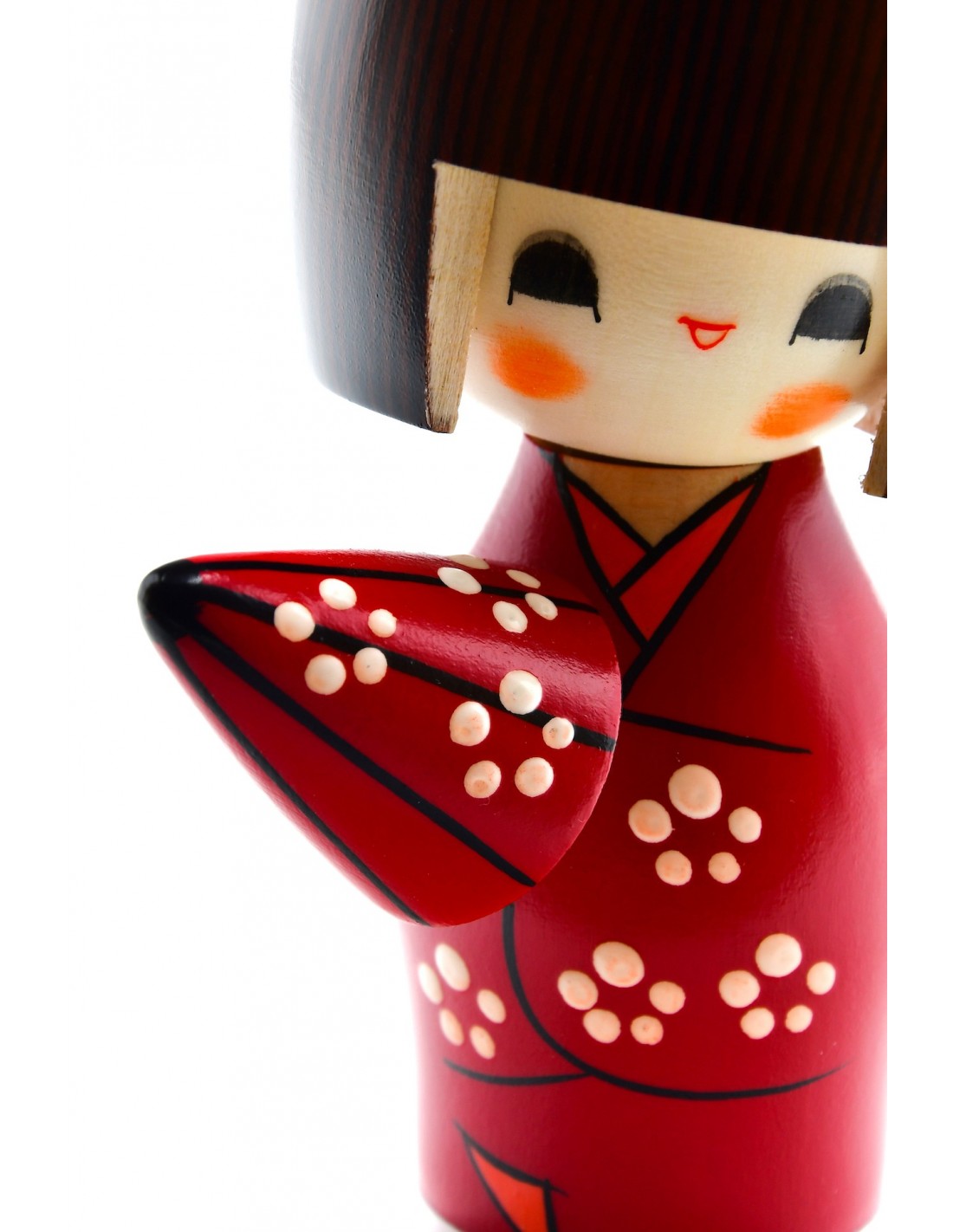 Bambola giapponese Kokeshi - Ombrellino (Ameyadori)