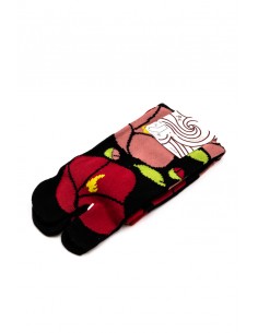 Thong socks Tabi - Camellia...