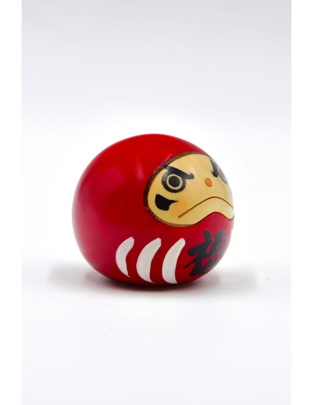 Kokeshi doll - Red Daruma (Kofukudaruma)